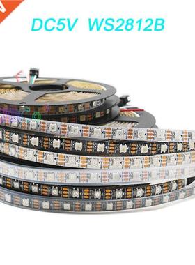 5V WS2812B Led Strip Individually Addressable 30/60/74/96/14