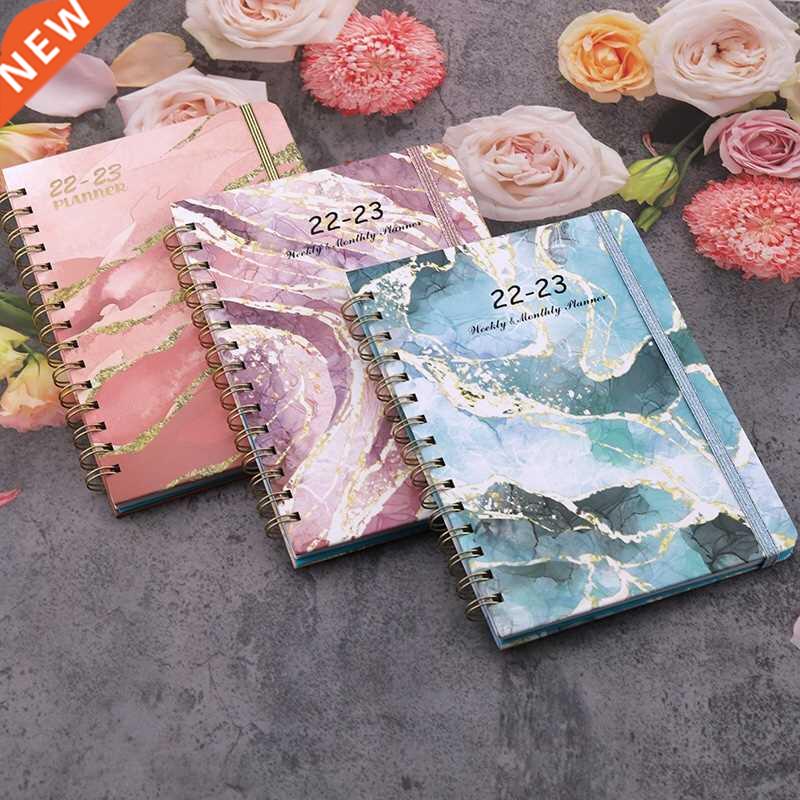 A5 Daily planner weekly & monthly 22-23 planner English