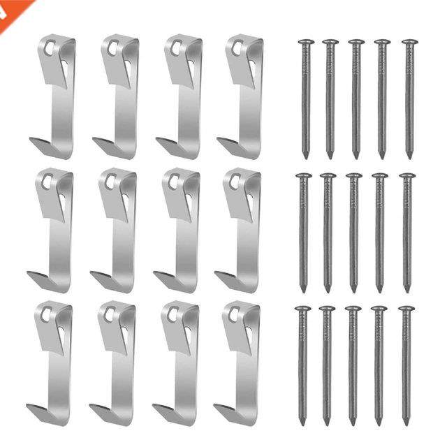 100Pcs Picture Hangers 30Lbs,Photo Frame Hooks With Nails, P