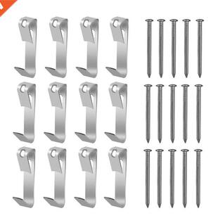 100Pcs Picture Hangers 30Lbs,Photo Frame Hooks With Nails, P