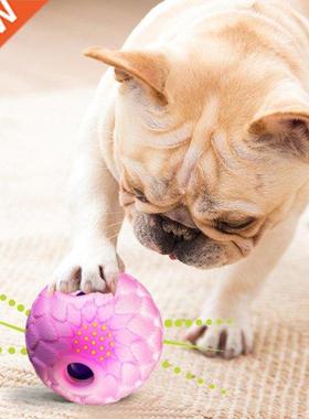 10/14cm Interactive Cat Toy Chirping Balls Soft Lotus Ball K