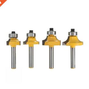Shank Mil Over Bit Round Router Bearing 4Pcs Inch Corner
