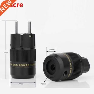 Plated EUR Plug Quality IEC Power Rhodium Hight Schuko