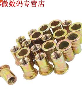 2X20pcs Platte Kop Metrc Staal M8 Blnd nsert Rvet Nut R