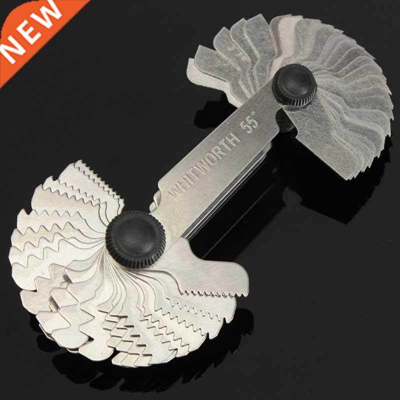 52Pcs Steel Thread Measuring Gage Metric Whitworth Screw Pit