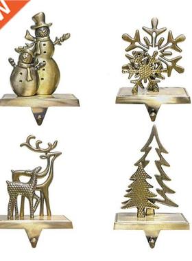 Christmas Stocking Hders Hooks Fireplace Mantel Hanger Met