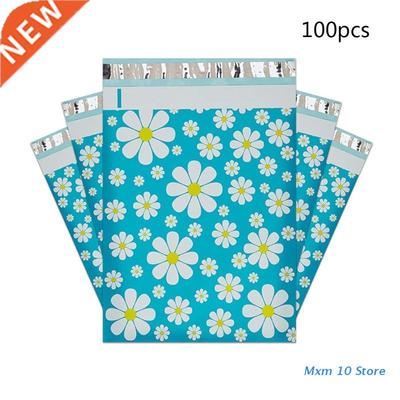 100Pcs Christmas Shipping Envelopes Mailers Bags Non-Padded