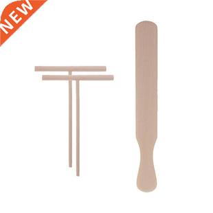 3Pcs Crepe Spreader and Spatula Set Wooden Spatula Kit Porta
