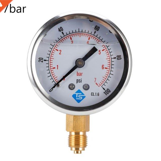 GLYCERINE FILLED PRESSURE VACUUM COMPOUND GAUGES 68mm DIAL V