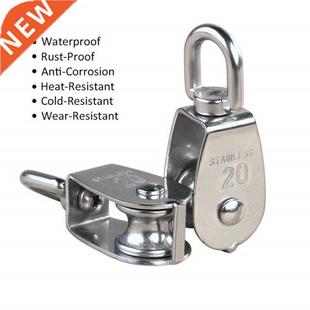 M20 Pulley Block Stainless Wheel Crane Steel Rope 10Pcs Wire