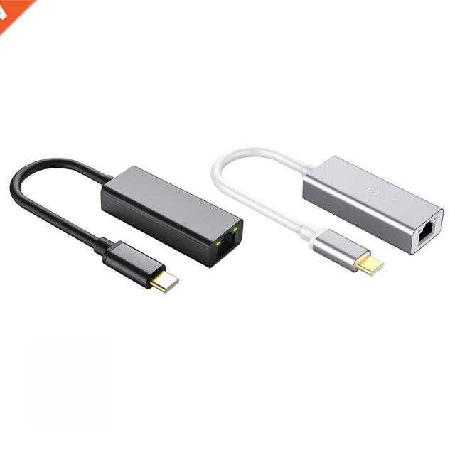 S3-8152-C Type-C to RJ45 Alumnum Alloy 10/100Mbps Lan Ether