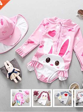 Girls Swimsuit New 2020 One Piece Girls Swimwear Unicorn Chi