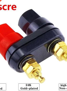 Banana plugs Couple Terminals Red Black Connector jack Ampli