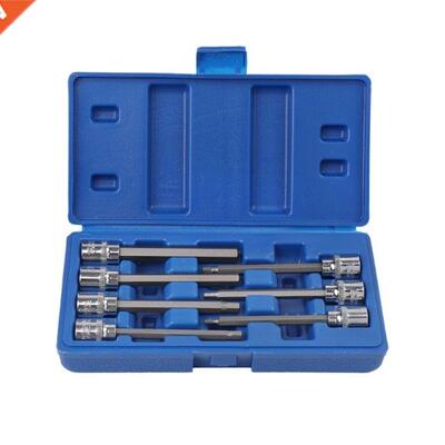 3/8” Drive Extra Long Allen/Torx Hex Bit Socket Set wi