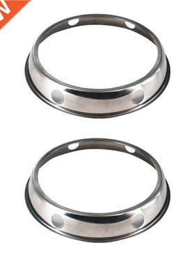 2X Universal Wok Pan Support Rack Stand Wok Ring/ Round Bott