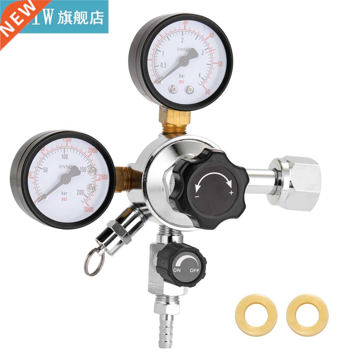 Beer Keg CO2 Regulator Safety Pressure Relief Valve 0-3000 P