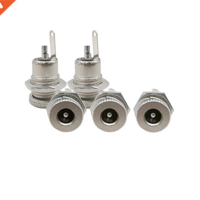 2/5Pcs DC-099 Metal 5.5 x 2.1mm DC Power Socket Jack Connect