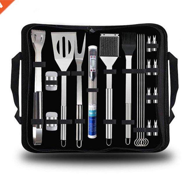 Stanless Steel BBQ Tools Set 20Pcs Barbecue Grllng Access