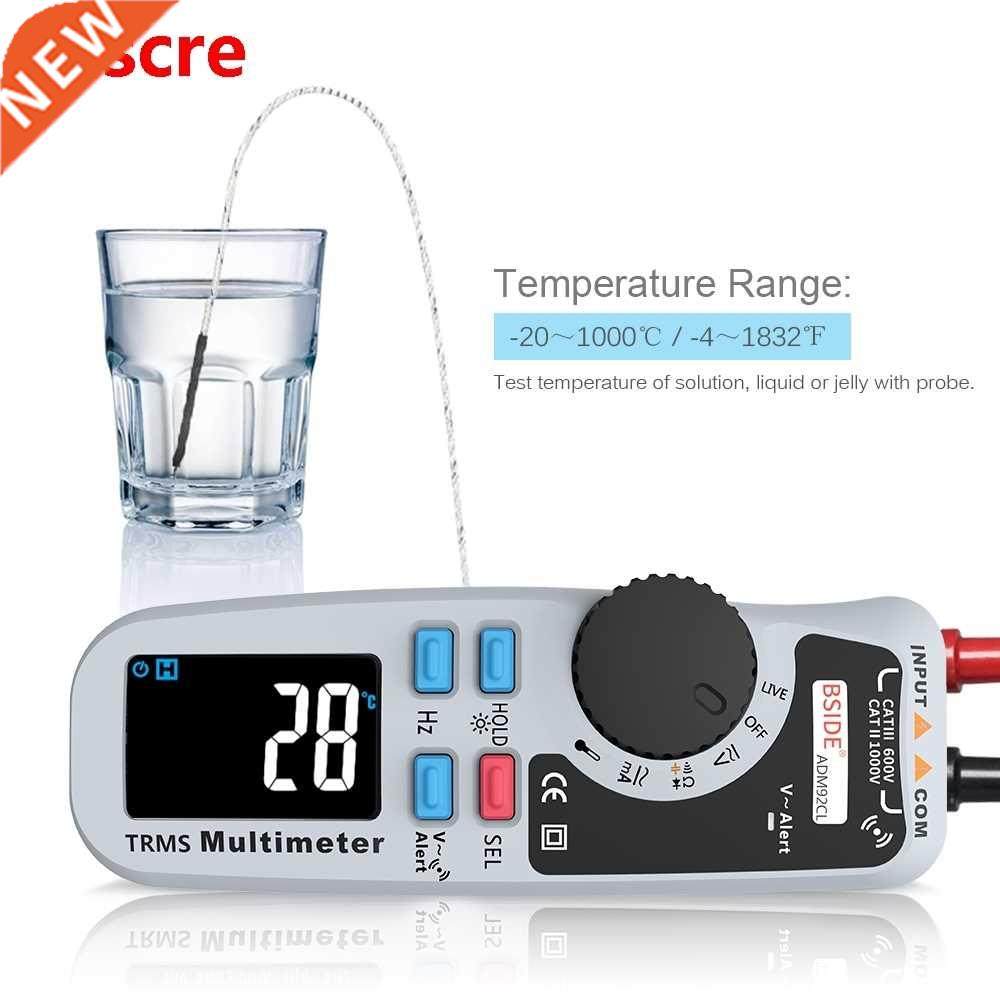 Digital Multimeter 6000 Counts Mini Multi Tester Voltmeter O