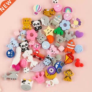 Animal Silicone Beads Food Cute Sunrony Grade 5pcs