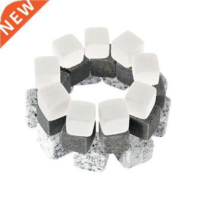 “9 Pcs Wine Whisky Ice Stones Drinks Chilling Cooler C