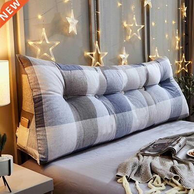 Triangular Bedside Cushion Double Backrest Bedroom Tatami Me