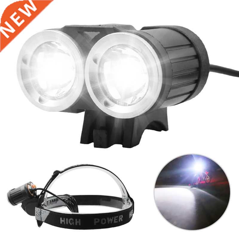 WasaFire USB Bike Light 2* XML T6 LED Bicycle Front Light Re