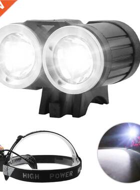 WasaFire USB Bike Light 2* XML T6 LED Bicycle Front Light Re