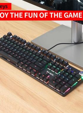 Mechanical Gaming Keyboard Computer Keyboard Gamer Knob Mult