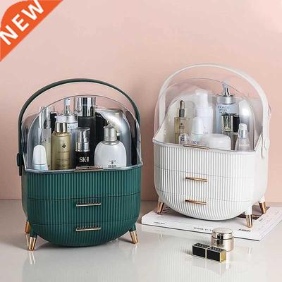 Fashion Big Capacity Cosmetic Storage Box Waterproof Dustpro