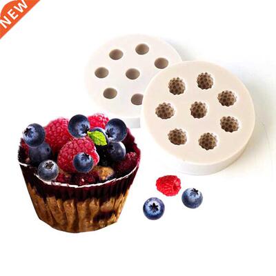 1PCS Blueberry,Cranberry silicone cake fondant mold cake dec