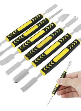 Metal Crowbar 6-Pece Set Small Metal Spudger Pry Openng Re