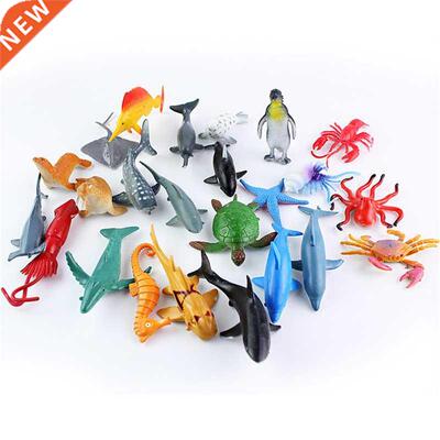 Hot Sale 12pcs/lot Marine Animal Action Figures 6CM PVC Figu