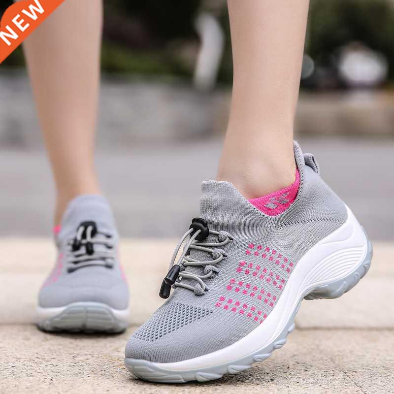 2022 Autumn Women Flat Platform Sneakers for Women Breathabl