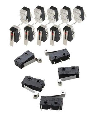 15 Pcs AC 125V 1A SPDT 1NC Momentary Long Hinge Lever Mi
