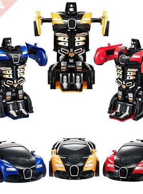 Transformation Mini 2 In 1 Car Robot Toy Anime Action Collis