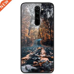 Hard Xiaomi Cover Back Glass Case Pro Note Redmi