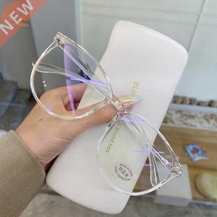 Frame Women Men Transparent Blue Glasses Anti Light Computer