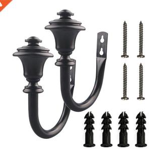 Lightweight Metal Wall Pair Mounted Retro Hooks Curtain