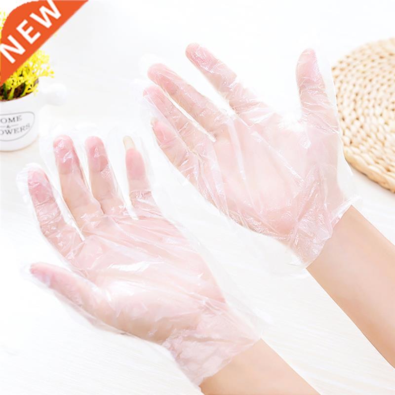 10PCS/Set Food Plastic Gloves Disposable Gloves for Restaura