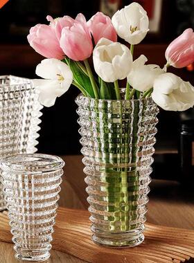 Brght Glass Vase Nordc Creatve Flower Arrangement Dred