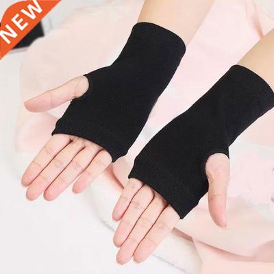 Women Short Fingerless Gloves Cosplay Mitten Unisex Overslee