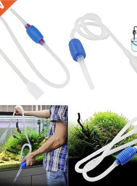 Aquarium Water Cleaner Filter Change Siphon Pump Auto Home V
