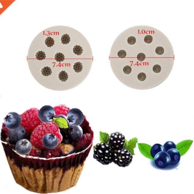 Chocolate Pastry Bakeware Tool 3D Fruit Strawberry Raspberry