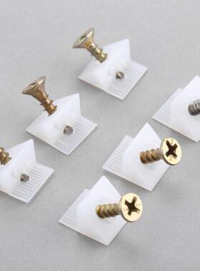 50Pc Plastic Cabinet Corner Connectors 45 Degree Angle Furni