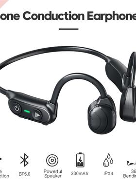Wireless Bone Conduction Headsets Waterproof Sports Running