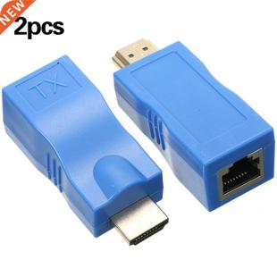 RJ45 repeater CAT6 extender cable network HDMI 30M CAT