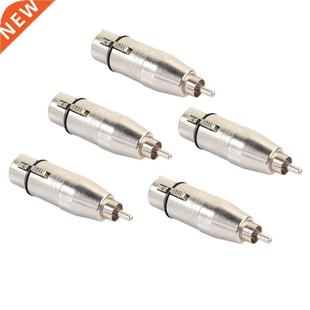 Cable Micro Female Male Plug RCA XLR Cord 5Pcs Audio Pin
