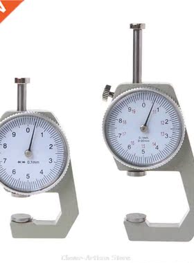 Dial Thickness Gauge 10 20mm Leather Paper Thickness Meter T