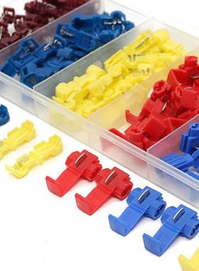 96PCS Yellow/Red/Blue Quick Fast Splice Wire Connector Termi